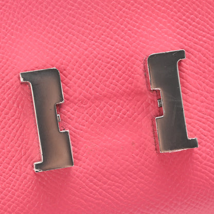 Hermes Epsom Constance Long Wallet Rose Azalee 9 of 11