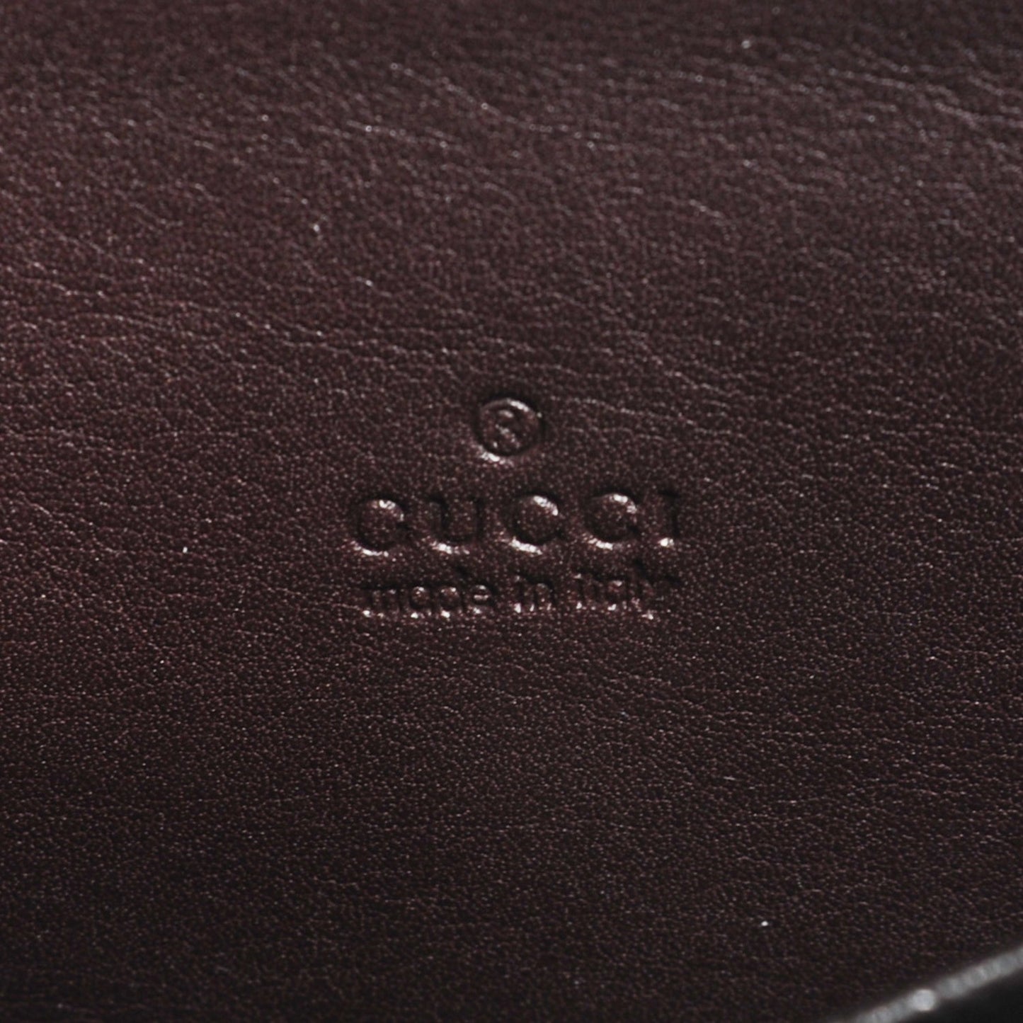Crocodile Zip Around Card Case Brown