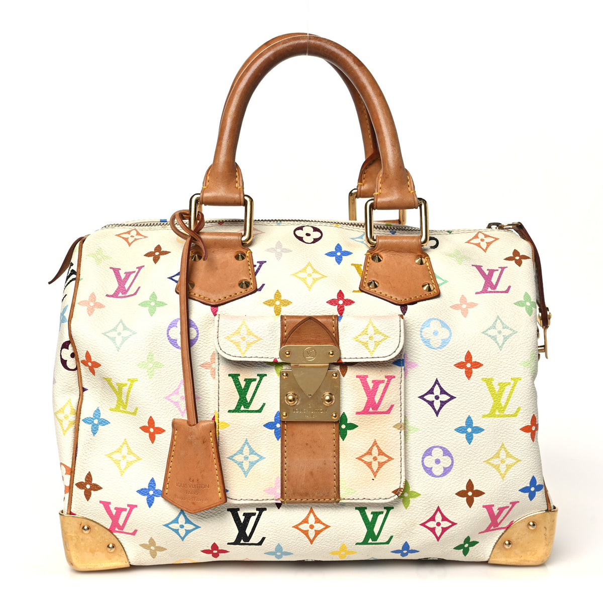 Louis Vuitton Monogram Multicolor Speedy 30 White 1 of 10