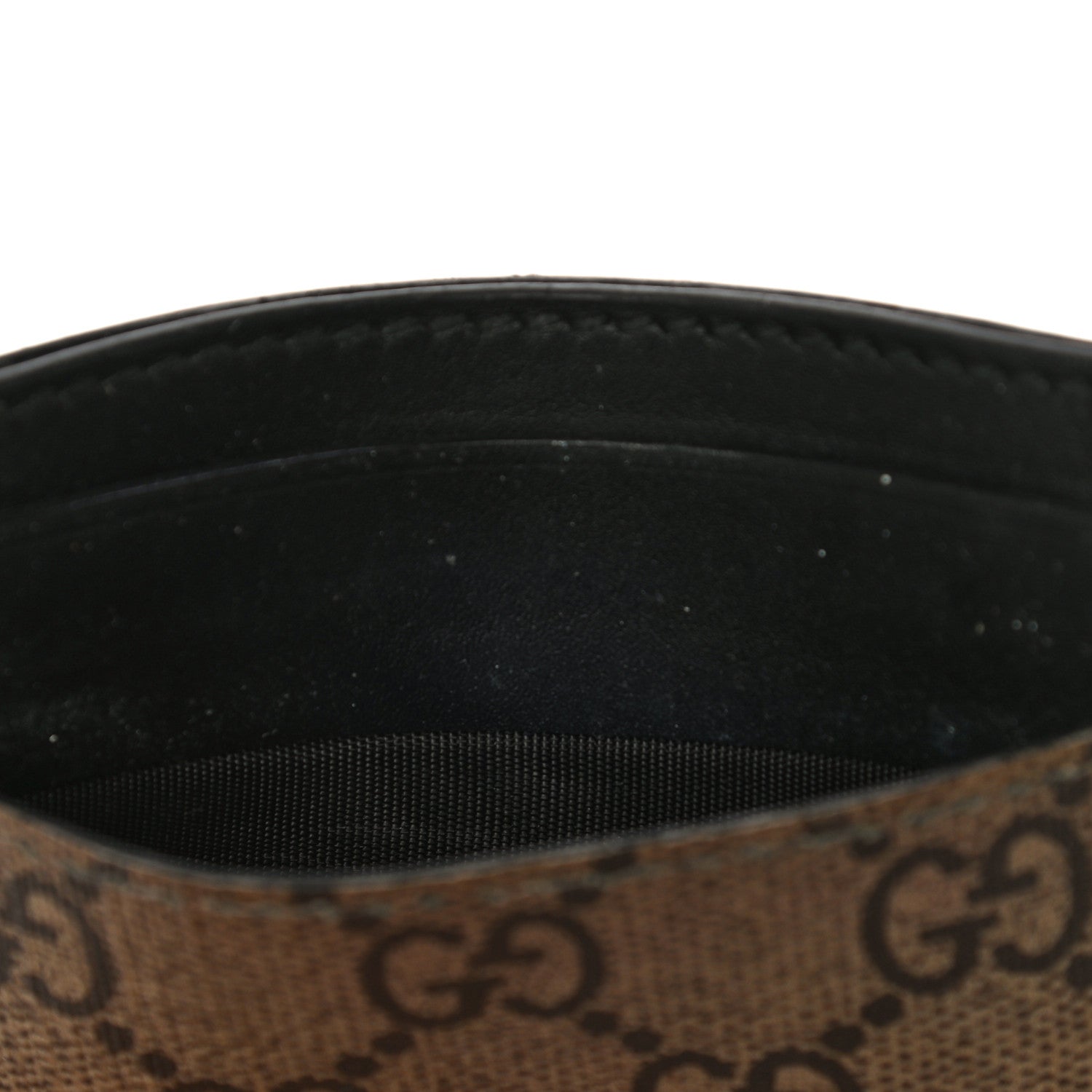 Gucci GG Supreme Monogram Tiger Print Card Holder Black 12 of 18