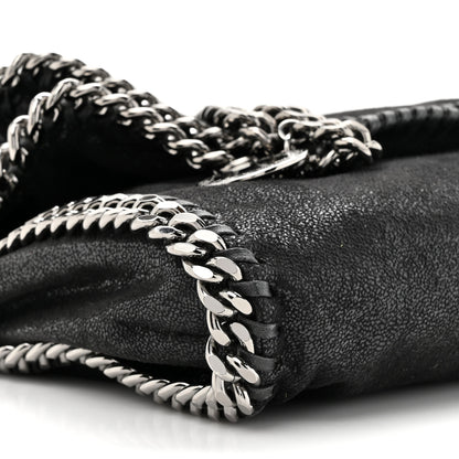 Stella McCartney Shaggy Deer Falabella Fold Over Tote Black 9 of 9