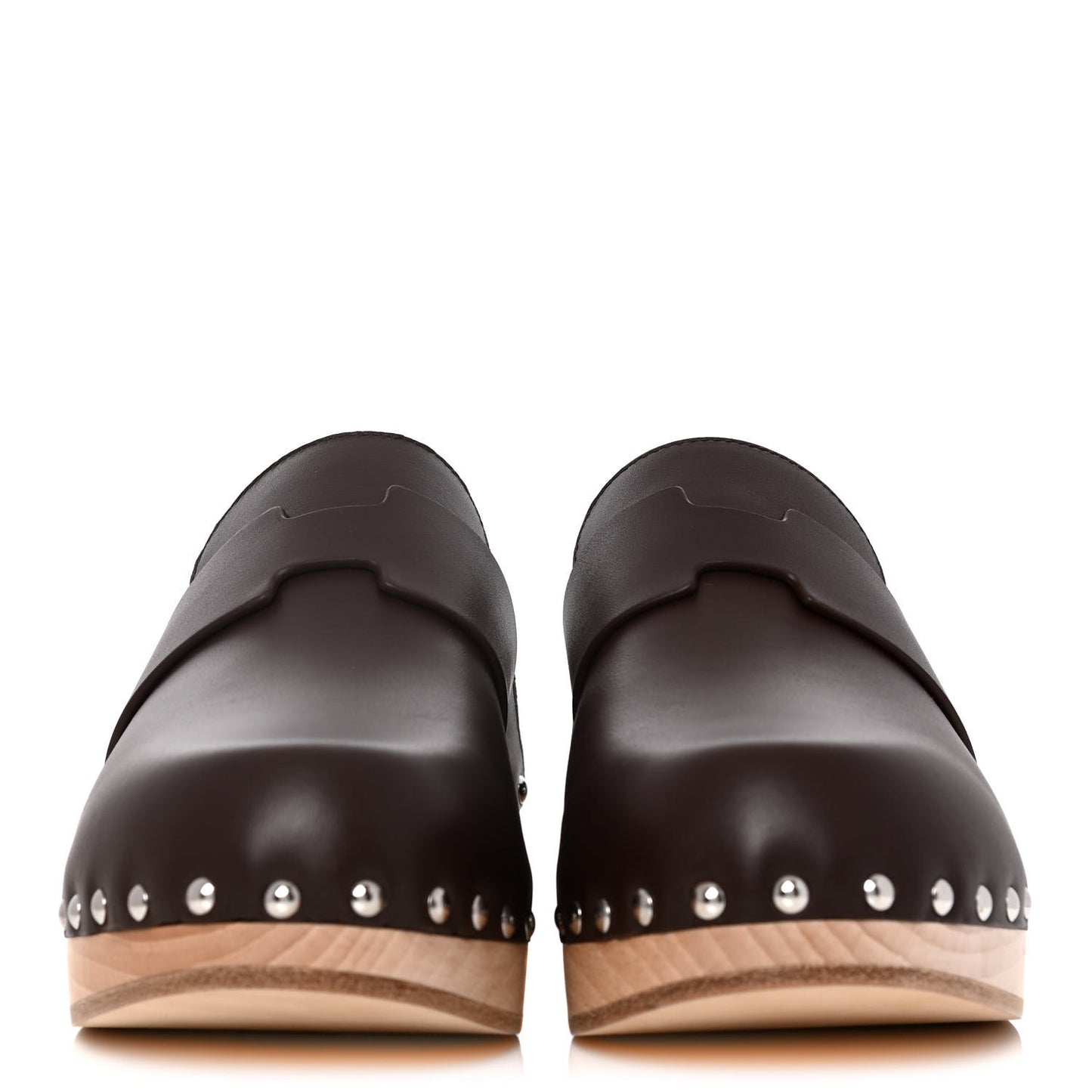 Calfskin Calya Mules 37 Cafe
