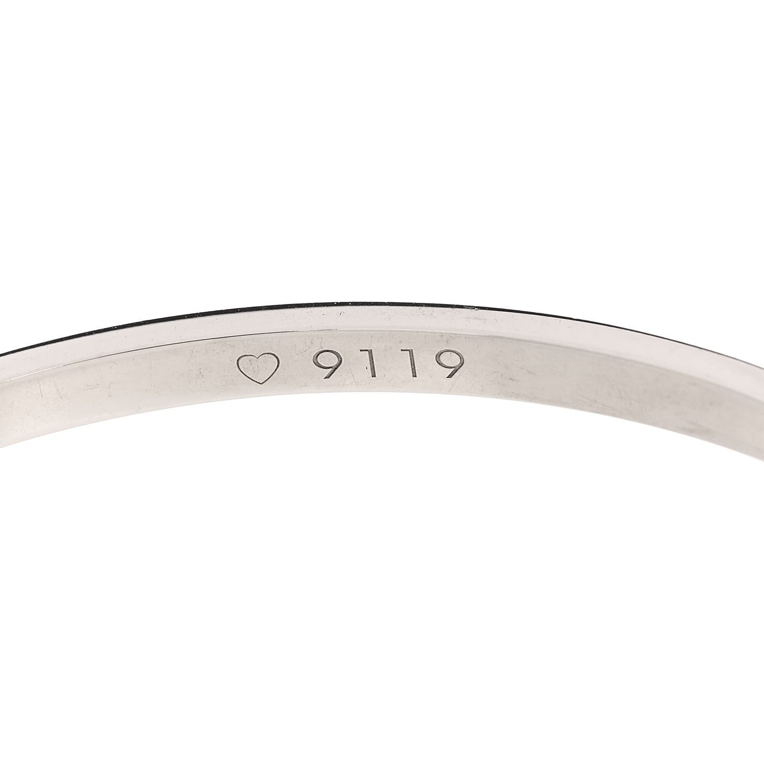 Cartier 18K White Gold Small LOVE Bracelet 16 7 of 8