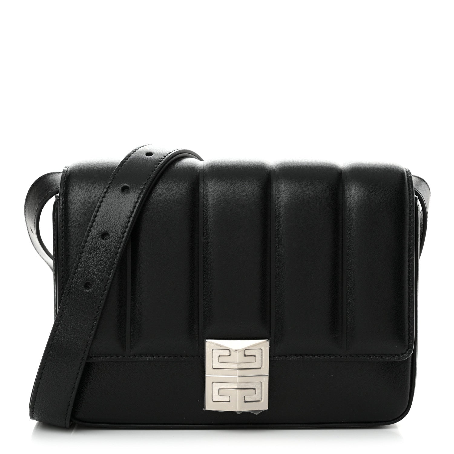 Givenchy Lambskin 4G Medium Padded Crossbody Bag Black 1 of 11