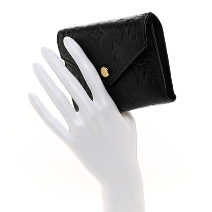 Louis Vuitton Empreinte Victorine Wallet Black 2 of 7