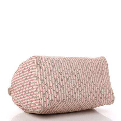 Louis Vuitton Mini Lin Croisette Speedy 30 Rouge 4 of 11