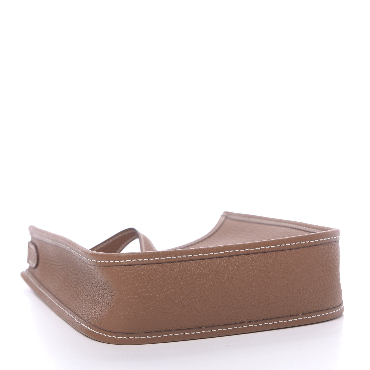Hermes Taurillon Clemence Allegro Evelyne TPM Gold Cornaline White 4 of 11