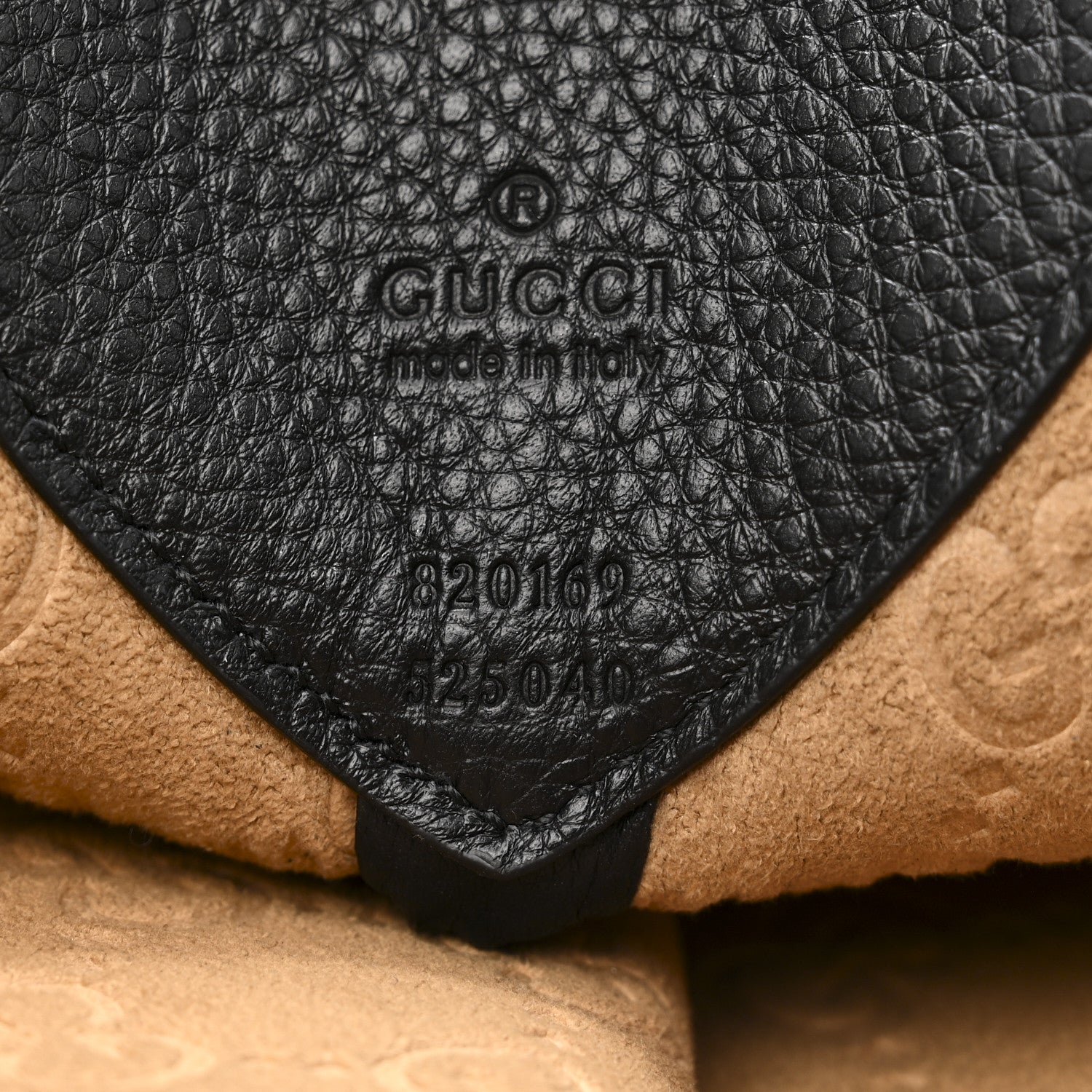 Gucci Soft Grained Calfskin Maxi B Hobo Black 7 of 11