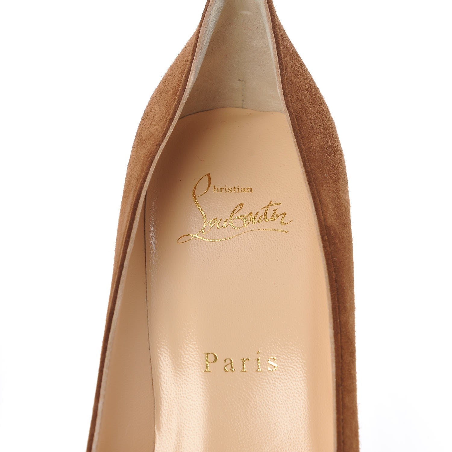 Christian Louboutin Veau Velours Decoltish 85 Pumps 36.5 Indiana 7 of 9