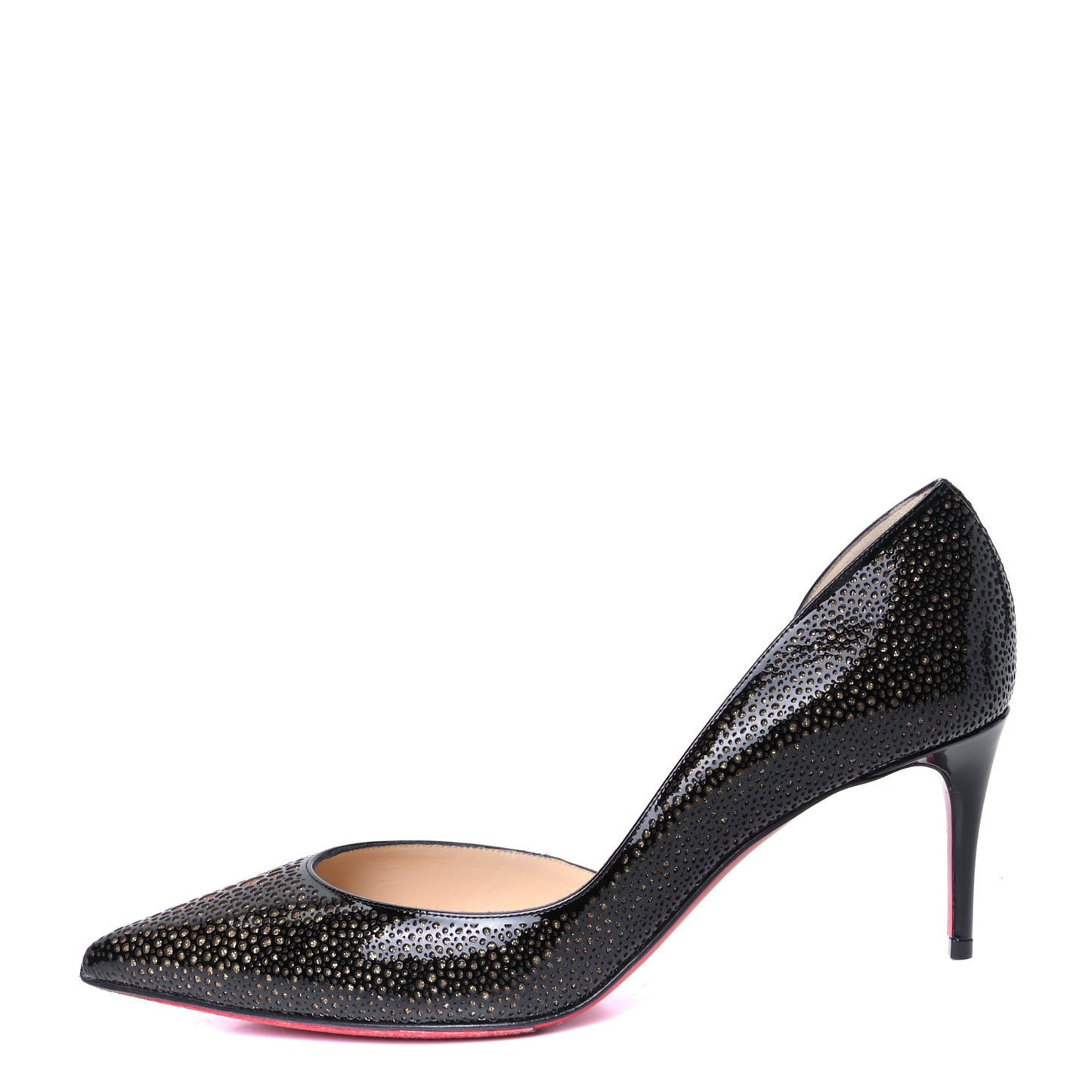Patent Glitter Galupump 70 Pumps 36.5 Black Gold