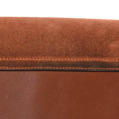 Chloe Suede Calfskin Small Faye Shoulder Bag Tobacco 10 of 13