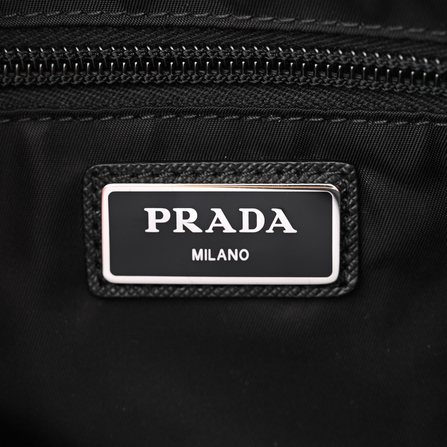Prada Re-Nylon Saffiano Belt Bag L Black 6 of 9