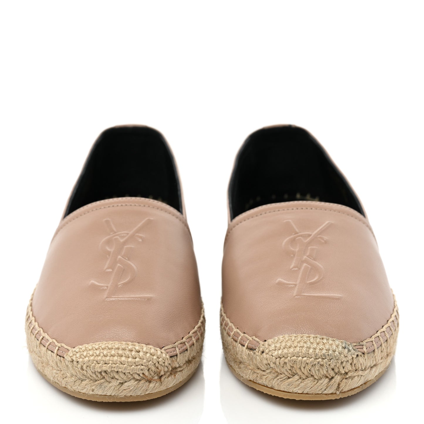 Lambskin Monogram Espadrilles 36 Nude