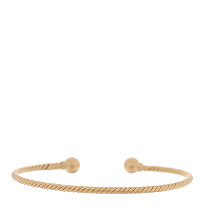 David Yurman 18K Yellow Gold 2.6mm Solari Cablespira Bracelet 2 of 4