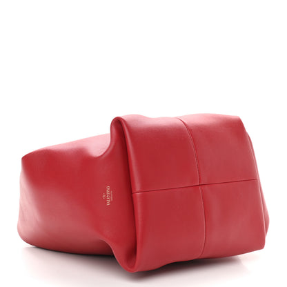 Valentino Garavani Nappa Small Roman Stud Hobo Rosso Valentino 4 of 8