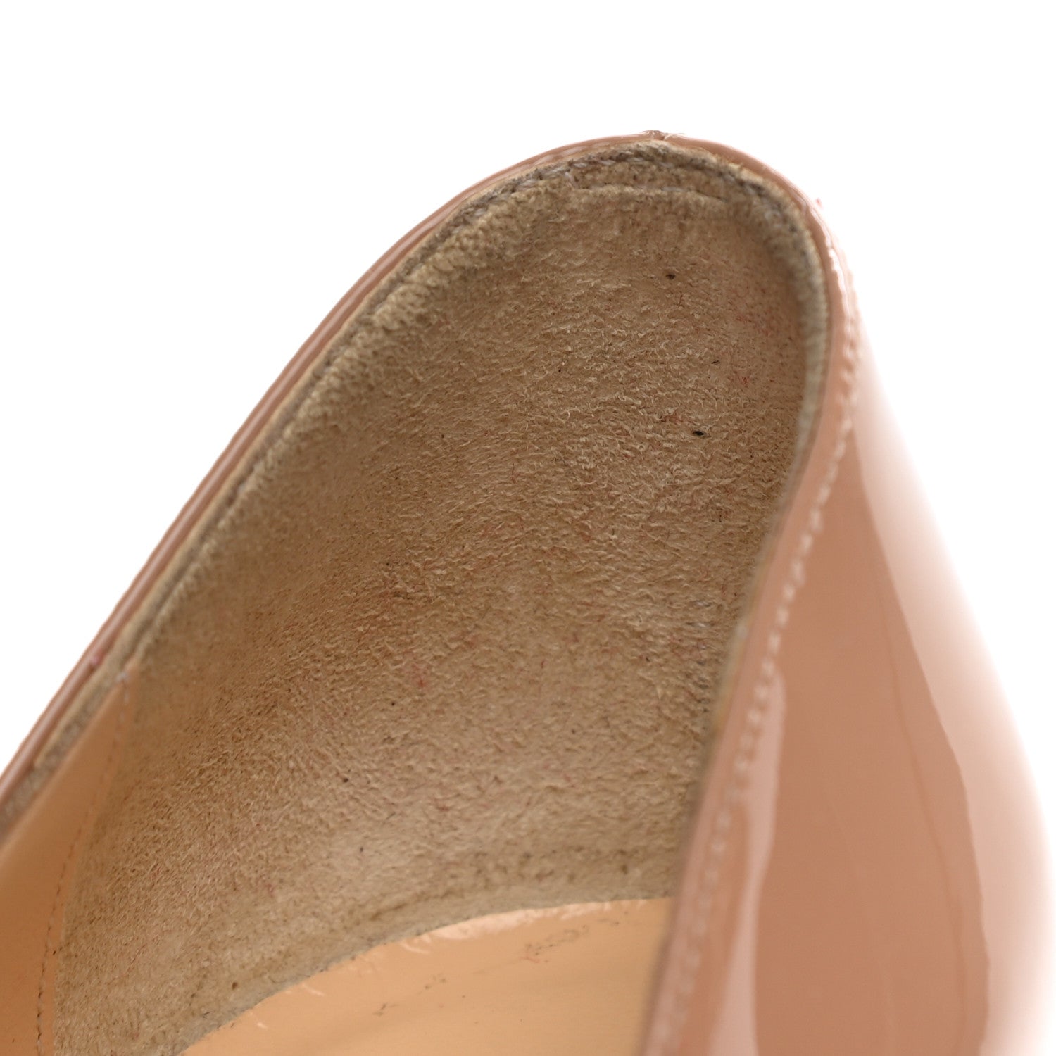 Christian Louboutin Patent Kate 100 Pumps 36 Nude 6 of 10
