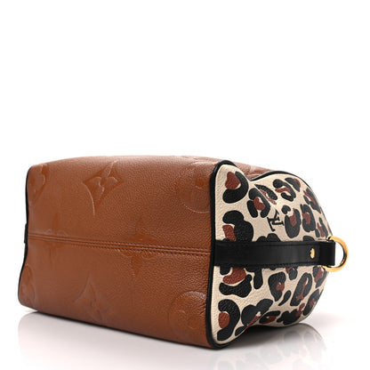 Louis Vuitton Empreinte Monogram Giant Wild At Heart Speedy Bandouliere 25 Caramel 7 of 7