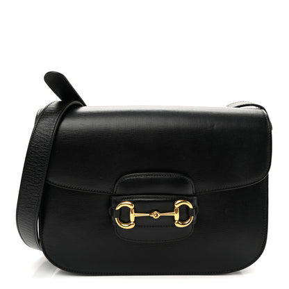 Gucci Azalea Calfskin Horsebit 1955 Shoulder Bag Black 1 of 10