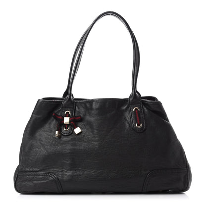 Gucci Calfskin Medium Princy Tote Black 1 of 10