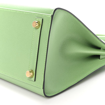 Hermes Epsom Birkin Sellier 25 Vert Criquet 10 of 11