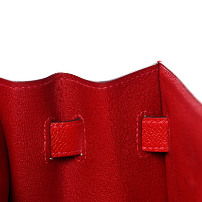 Hermes Epsom Kelly Sellier 35 Rouge Casaque 15 of 35