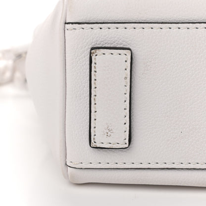 Versace Grained Calfskin Small La Medusa Top Handle Bag White 14 of 15