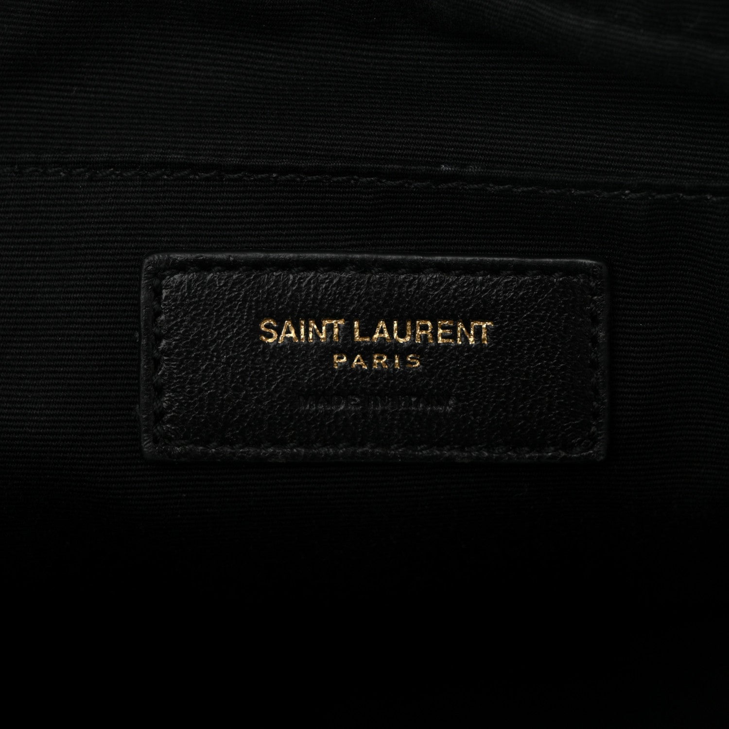 Saint Laurent Calfskin Matelasse Monogram Lou Camera Bag Black 6 of 10