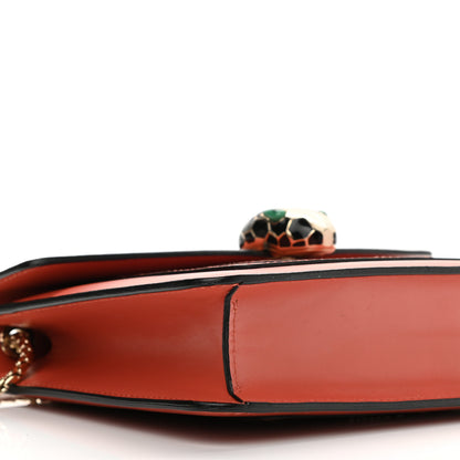 Bulgari Calfskin Serpenti Forever Crossbody Bag Coral 5 of 13