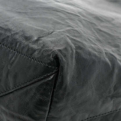 Prada Nappa Antique Reversible Tote Black Pink 17 of 22