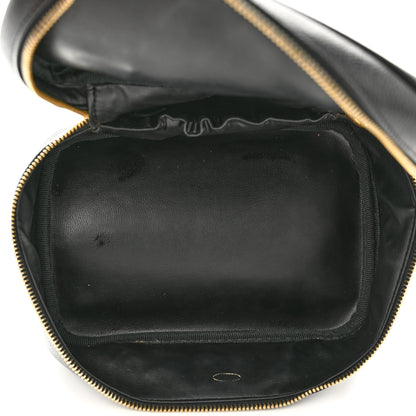 Chanel Caviar CC Vanity Cosmetic Case Black 5 of 10