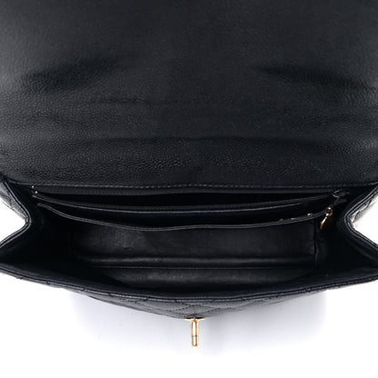 Chanel Caviar Quilted Jumbo Kelly Flap Black 4 of 5