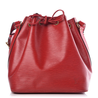 Louis Vuitton Epi Petit Noe Castillan Red 1 of 16