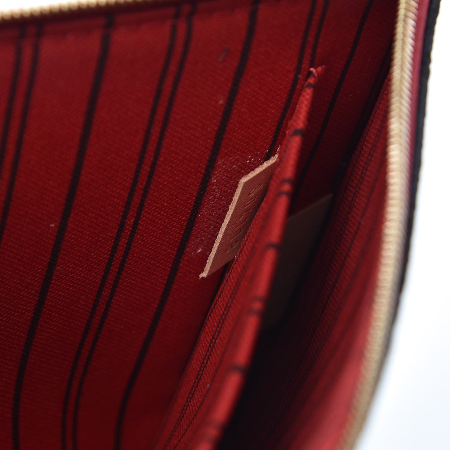 Monogram Neverfull MM GM Pochette Cherry