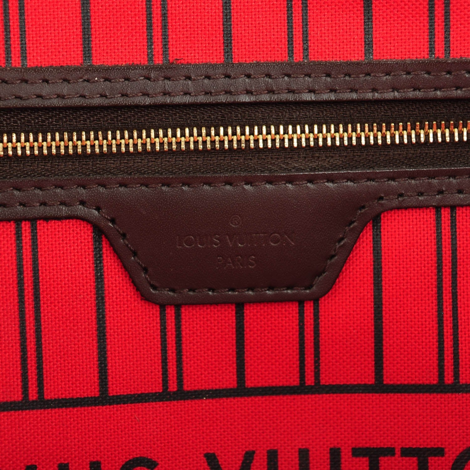 Louis Vuitton Damier Ebene Neverfull MM 6 of 9