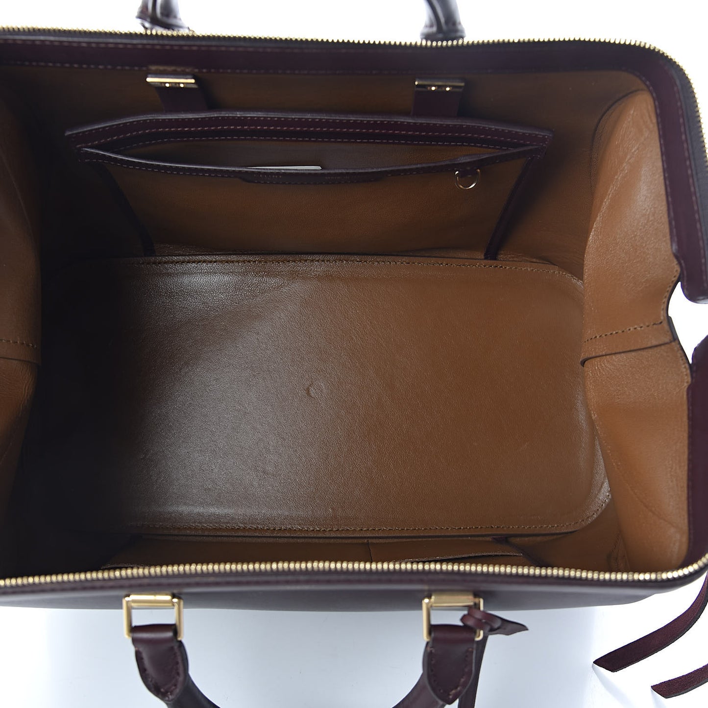 Smooth Calfskin Doctor Frame Bag Burgundy