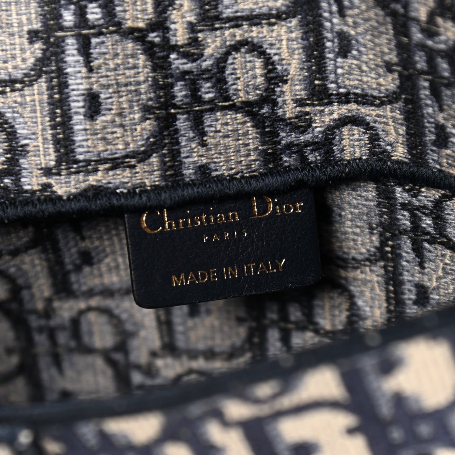 Christian Dior Oblique Slim Saddle Pouch Blue 6 of 9