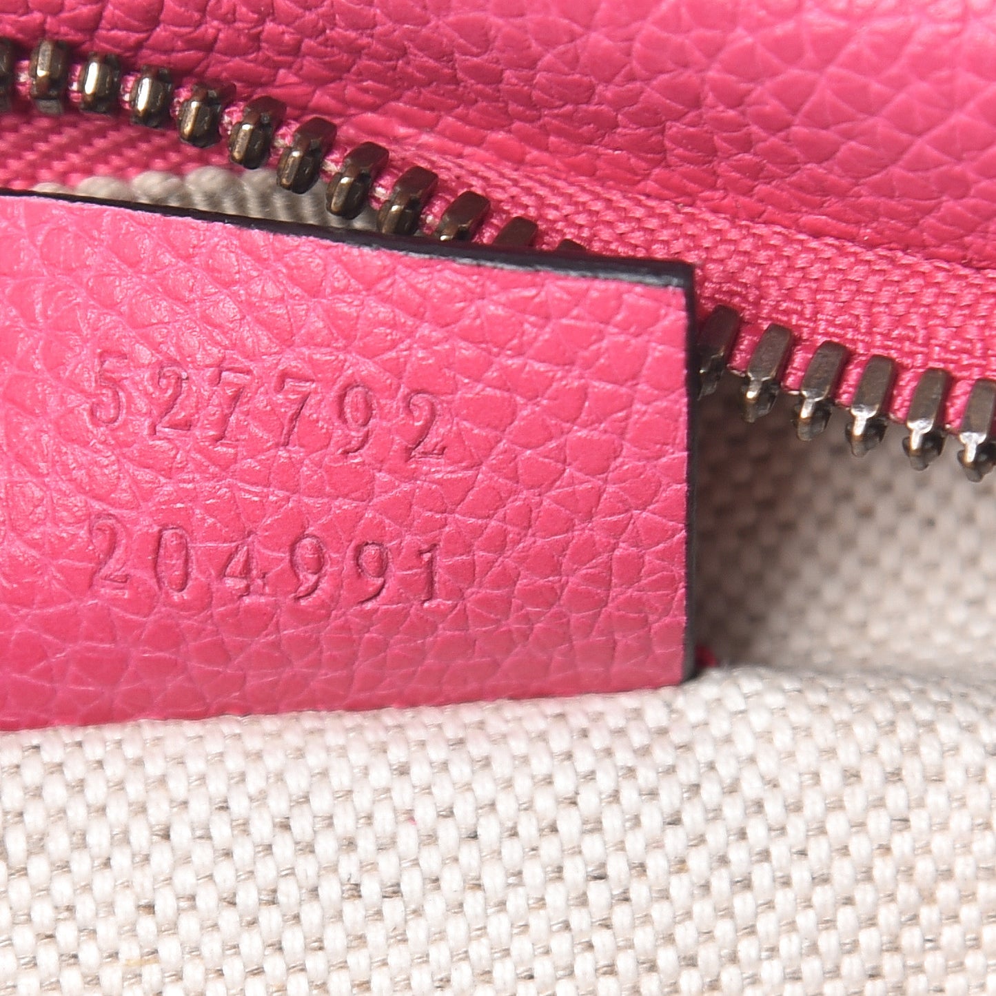 Grained Calfskin Small Logo Belt Bag Box Pink Green