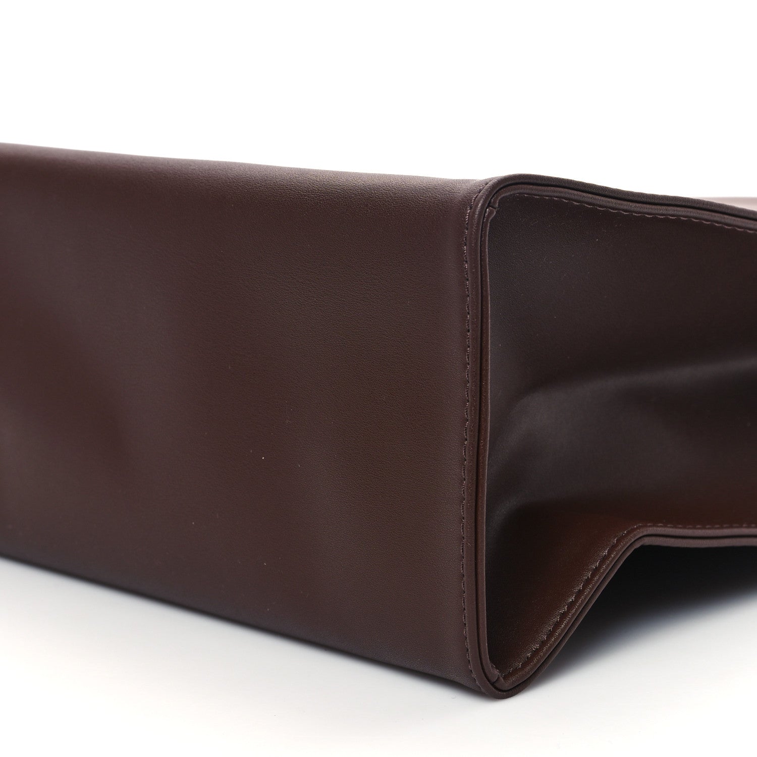 Telfar Vegan Leather Medium Shopping Bag Chocolate 10 of 10
