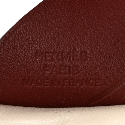 Hermes Milo Lambskin Grigri Rodeo Pegase Horse Bag Charm PM Nata Rouge H Black 3 of 5