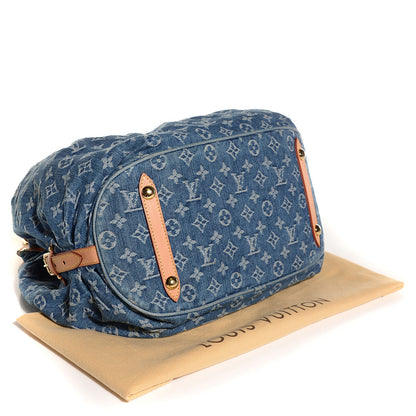 Louis Vuitton Denim Mahina XL Blue 4 of 7
