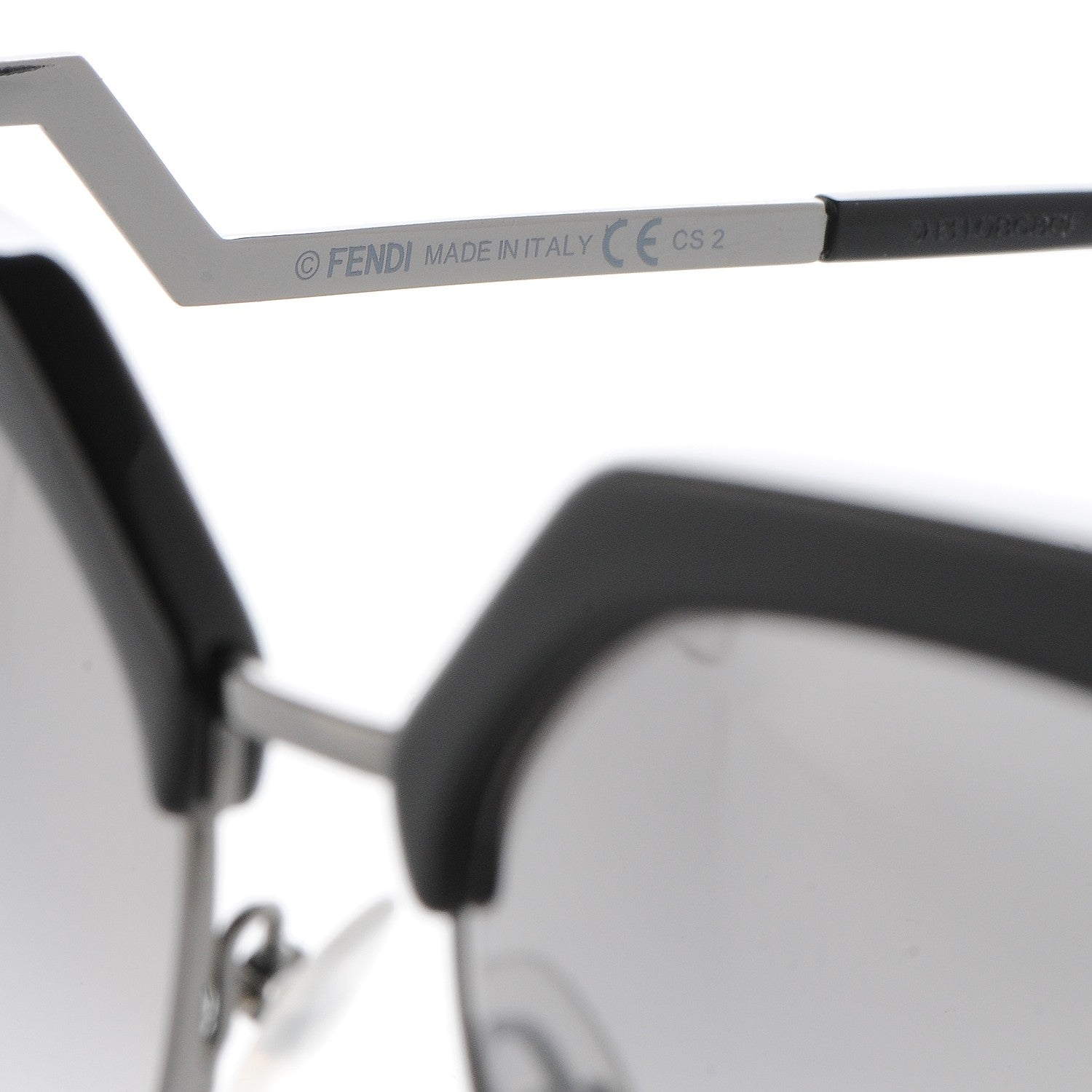 Fendi Cat Eye Iridia Sunglasses FF 0149/S Black 6 of 7