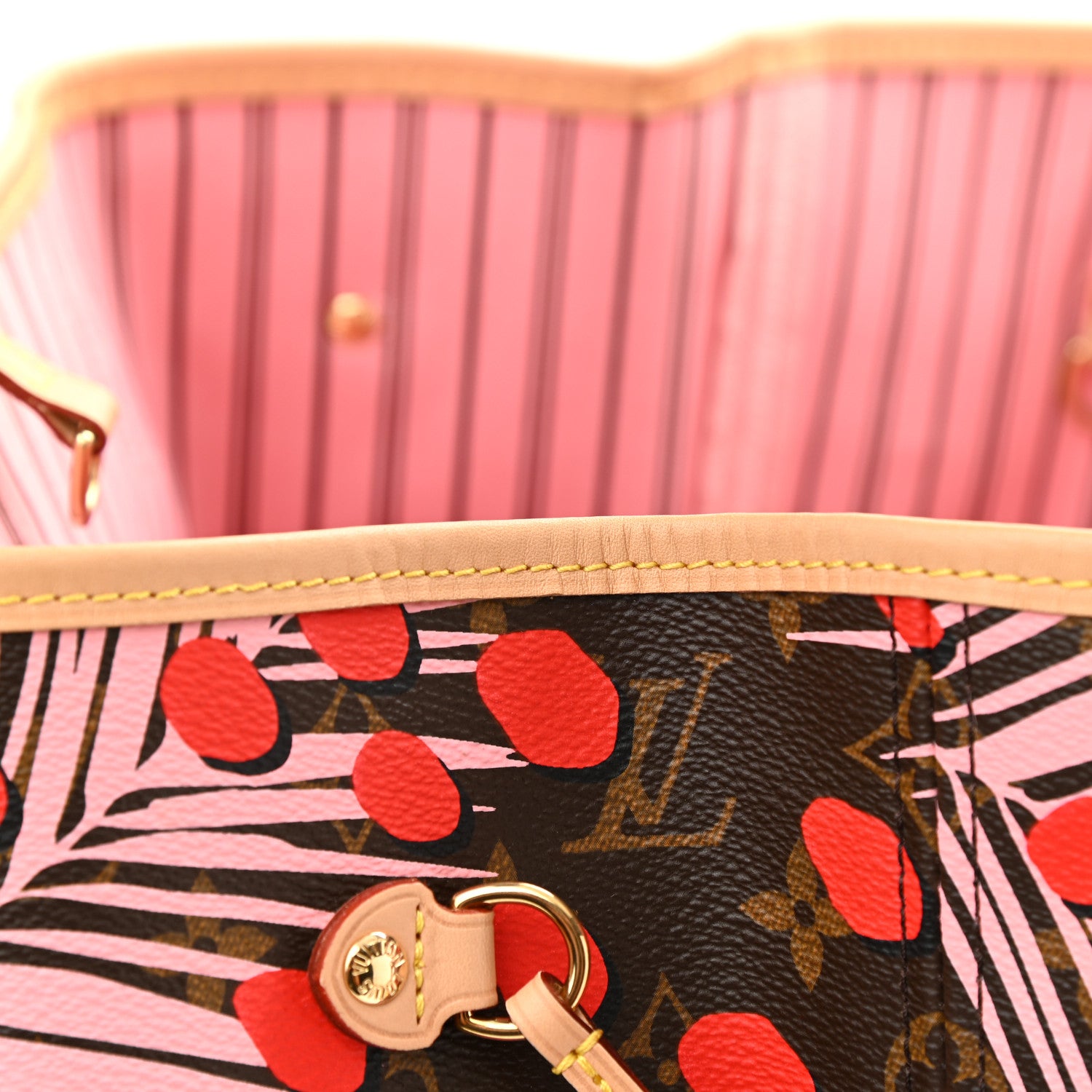 Louis Vuitton Monogram Jungle Dots Neo Neverfull MM Sugar Pink Poppy 12 of 16