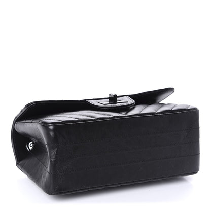 Chanel Aged Calfskin Chevron Quilted 2.55 Reissue Mini Flap So Black 5 of 11