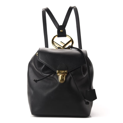 Fendi Vitello Cruise F is Fendi Drawstring Backpack Black 1 of 12