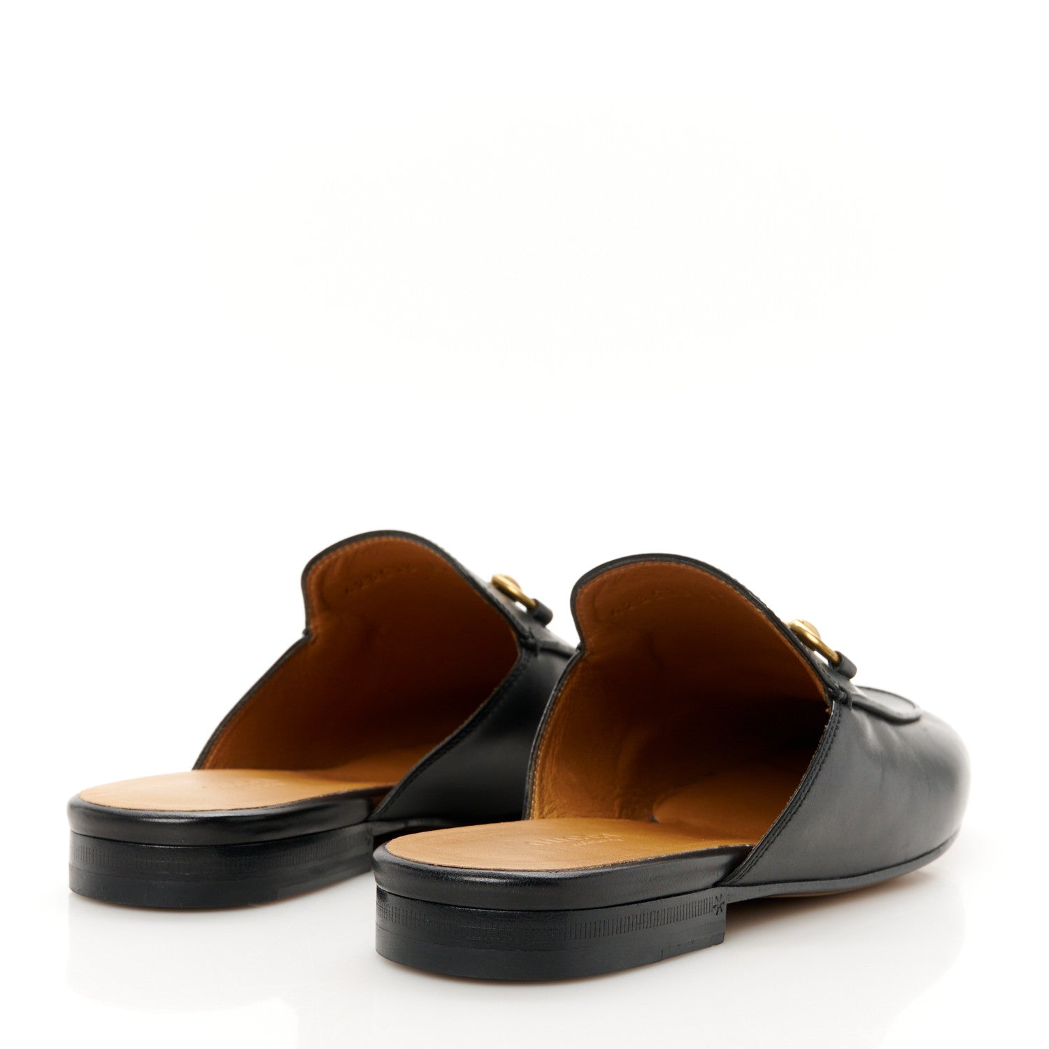 Gucci Calfskin Womens Princetown Slippers 37 Black 5 of 9