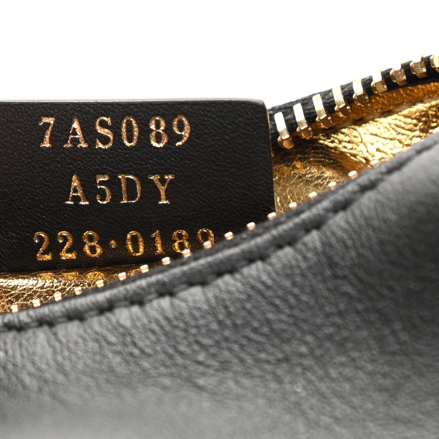 Vitello Grace Matte Nano Fendigraphy Hobo Charm Black