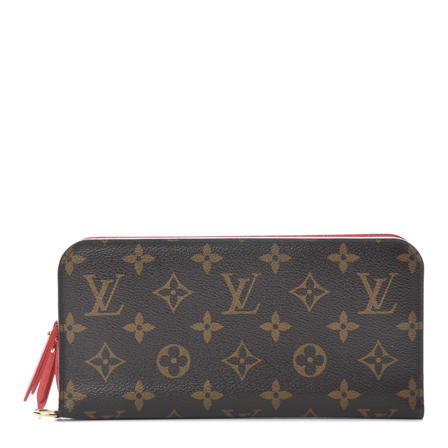 Louis Vuitton Monogram Kusama Waves Insolite Wallet Red