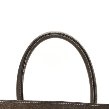 Celine Drummed Calfskin Mini Luggage Souris 9 of 10