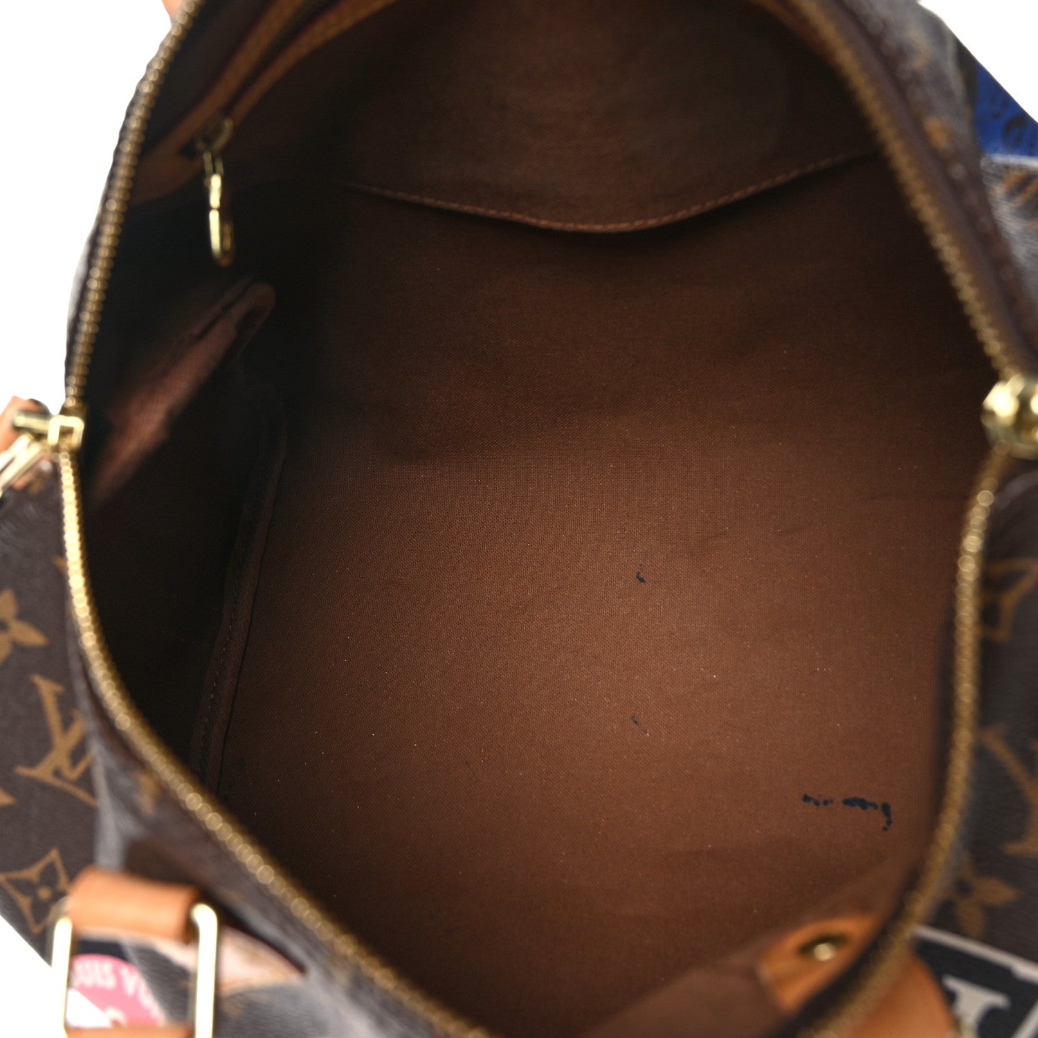 Louis Vuitton Monogram World Tour Speedy Bandouliere 30 4 of 11