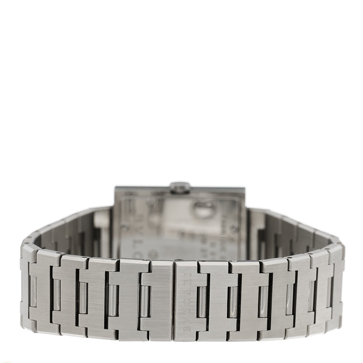 Stainless Steel 27mm Quadrato Quartz Watch Black